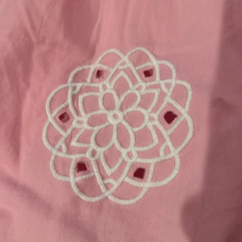 The Children’s Place Pink Embroidered Full Skirt Size 5 100% Cotton